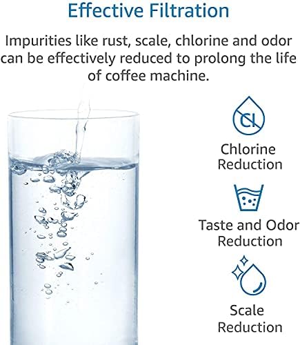 Aquacrest Tüv Süd Сертифициран филтер за вода за кафе, замена за Jura® Clearyl White, 64553, 7520, 60209, 68739, 62911 - вклучувајќи