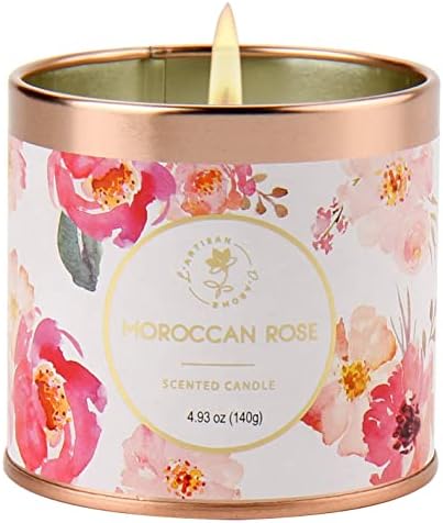 Миризливи свеќи за домашни розови ароматерапистички подароци за жени, долготрајни свеќи од соја помагаат да се релаксираат олеснување