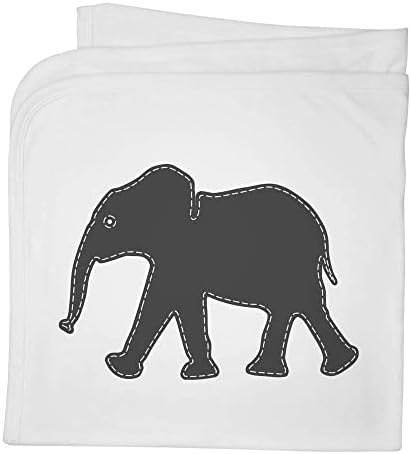 Азиеда „зашиен слон“ памучно бебе ќебе/шал