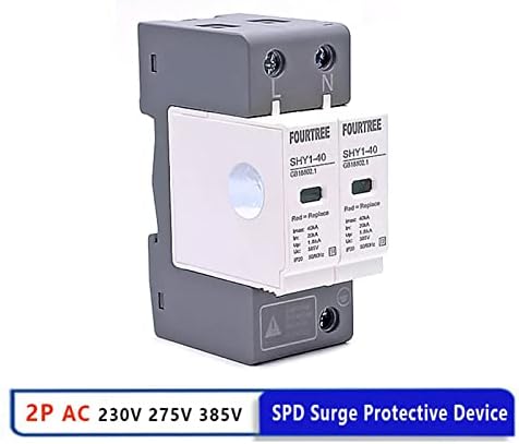 CEKGDB 20PCS Заштита на Surge 2P 30KA〜60KA и 20 парчиња чипови со низок напон за заштитен уред 230V 275V