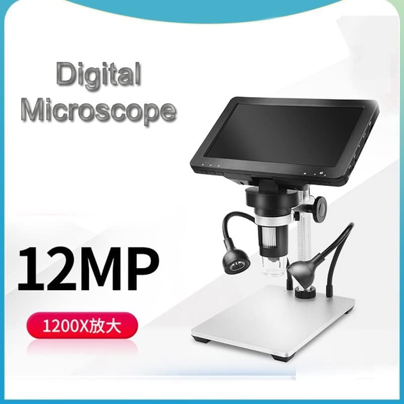 Додатоци за микроскоп 12MP DM9 HD 7 инчи 1200x Дигитален микроскоп Индустриски лабораторија за лупење