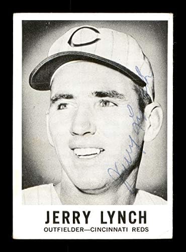 Џери Линч Автограм 1960 Лист Картичка 45 Синсинати Црвените SKU 171742-Млб Автограм Бејзбол Картички