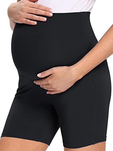 ПАКБРИЗ 5 Породилни Шорцеви Хеланки Бременост Панталони Облека За Спиење Јога Тренингот Шорцеви