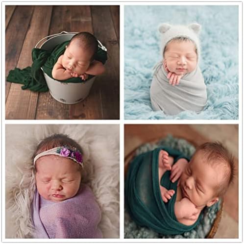 Новороденче за бебиња со фотографии со фото, плетено плетено обвивка за момчиња за девојчиња, снимање