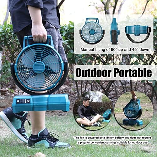 Xixian Outdoor Portable Camping Picnic Fan fan безжичен вентилатор за полнење на вентилаторот за полнење