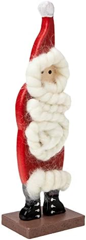 Луози Божиќна забава таблета Xmas Snowman Tabletop Божиќен снежен човек декор Дрвен Божиќ Снежен човек