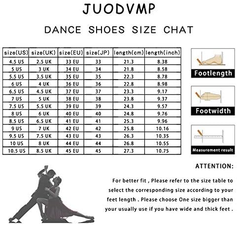 Womenенски танцувачки патики JuoDVMP модерни чевли за танцување платно чевли за перничиња, модел T01ab-qd