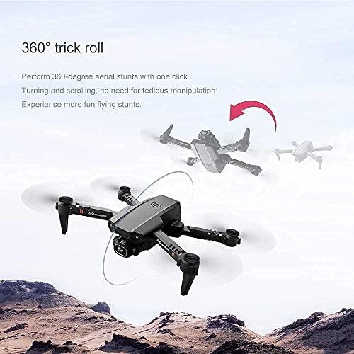 Prendre Drone со 4K Dual HD камера - RC Quadcopter за возрасни и деца, WiFi FPV RC Drone за почетници во живо видео HD HD 120 ° широк агол RC Aircraft,