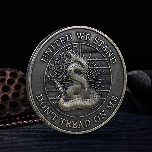 Сад Либерти Бел Сувенир Монета Кенеди Змија Шема Комеморативна Монета Колекционерски Обединети Ние Стоиме Бронзена Монета