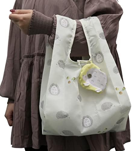 Сонце-starвезда „Тетемо“ преносна симпатична торба за шопинг со симпатична торбичка за складирање на еж, за еднократна торба со мала