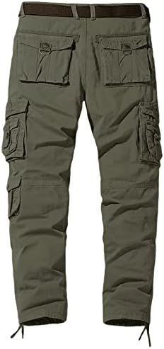 Мајки-ГJ Машки Камо Камо пешачки панталони Обични лесни мулти џебни остатоци директно на отворено тактички воени панталони