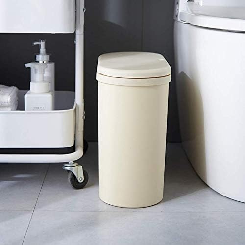 Кофа за собирање на отпад од Htllt креативно едноставен тоалетен ѓубре од тоалетот може да биде покриена бања со обвивка правоаголни тесни прашини, g