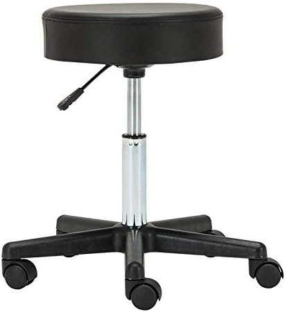 Вклучена столица канцеларија на тркалото ， прилагодливи шипки со шипки со црно синтетичко кожено седиште ， прилагодлива висина 43-53 см ， Поддржана