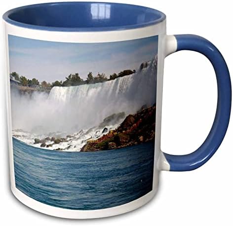 3drose mug_76092_1 Канада, Онтарио, водопади Нијагара. Одење на водопадите -CN08 LSE0004 - Лин Селдон Керамичка кригла, 11 мл, повеќебојни