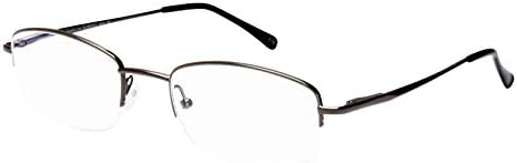 Sightline 6002 Прогресивна моќност за читање очила за читање средно вклопување во Gunmetal 2,00