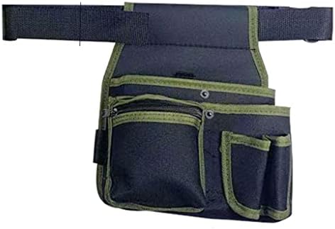Wdbby појас половината џеб кутија алатка Оганизатор торба со висок капацитет џебови кои носат складирање на торбички за домашни алатки