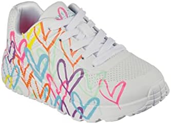 Skechers Unisex-Child Street Uno Lite-Spread Love Sneaker
