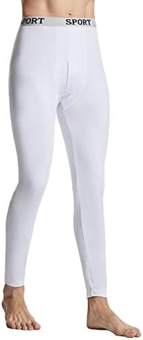 Аксус Менс термички долна облека панталони долги nsонс дното на буквата печати еластични термички хеланки на половината