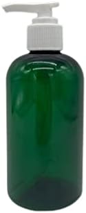Природни фарми 8 мл Зелена Бостон БПА бесплатни шишиња - 8 пакувања со празни контејнери за полнење - есенцијални масла - ароматерапија