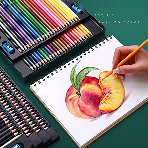 FZZDP 200 бои масло/молив во боја на вода со торба со картички уметнички скици во боја, дрвени моливи постави училишни материјали