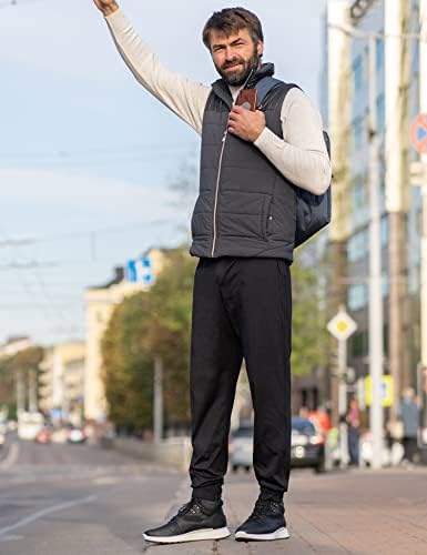 Гвагалски машки џемпери лесни џогери со џебови со џебови атлетски панталони за трчање патувања за патувања