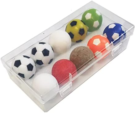 Топки со табели со фосбол од 1,42 инчи од 1,26 инчи фудбалски топки за фосбол таблети игра со фосбол додатоци за замени со повеќекратна