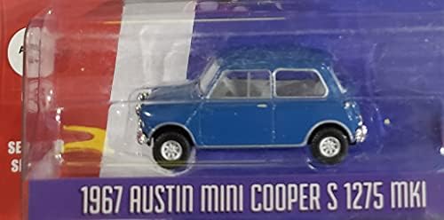 Collectibles Greenlight 44880 -A Hollywood Series 28 - Италијанска работа - 1967 Mini S 1275 MKI - Blue1/64 скала