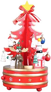 Божиќни украси Божиќни високи дрвени ротирачки музички кутии Музичка кутија SGCABIOB2PFNME