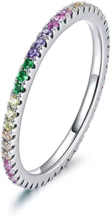 2023 година Нов ангажман круг Циркони жени свадбени прстени накит за накит за жени со целосен дијамантски дами прстен 99 прстени