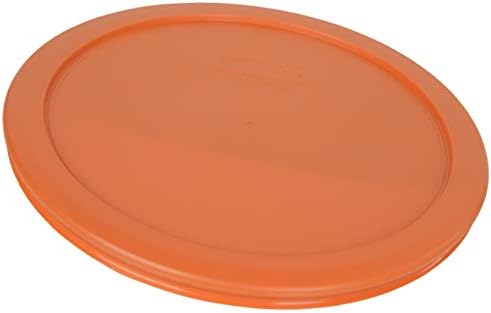 Пирекс 7402-КОМПЈУТЕР 6/7 Чаша Портокалова Тркалезна Пластична Капак За Складирање Храна Направена во САД