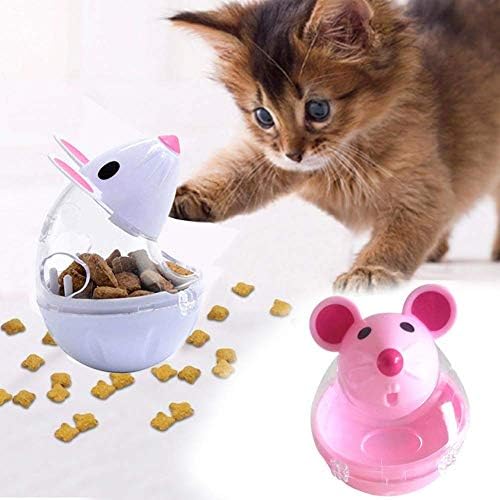 Домашно милениче Маче Маче Глушец Облик Третираат Носителот Храна За Складирање Диспензерот Џвакање Игра Играчка Розова И Креативни