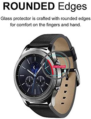 Супершилдз Дизајниран За Samsung Galaxy Watch 5 Pro Калено Стакло Заштитник На Екранот, 0,33 mm, Против Гребење, Без Меурчиња