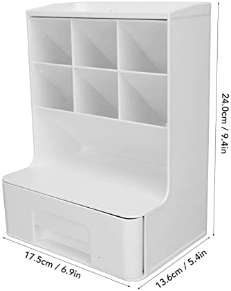 Кутија за складирање Хоси, голем капацитет на дното на фиоката за дното, цврсто издржлив коси приклучок во дизајнот за складирање на решетката