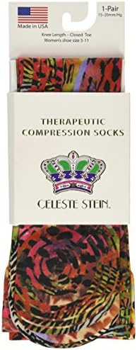 Celeste Stein Therapeuts Компресија чорапи, животински кругови, 15-20 mmHg, умерено