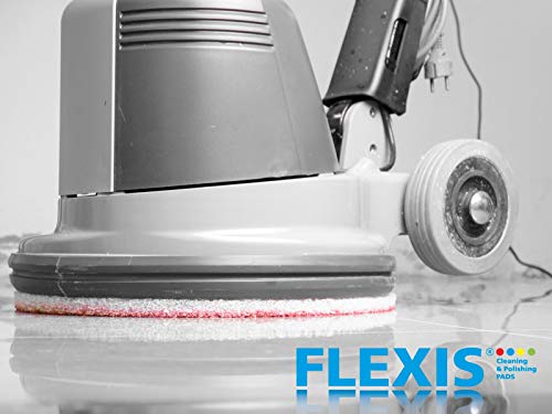 Flexis KGS Чистење На Подот &засилувач; Полирање Влошки 27 инчи, ронки 400-црвена