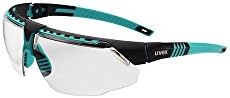 Uvex S2880HS Аватар прилагодливи безбедносни очила со хидрософилд анти-мастило обложување, стандард, затегнување/црна боја