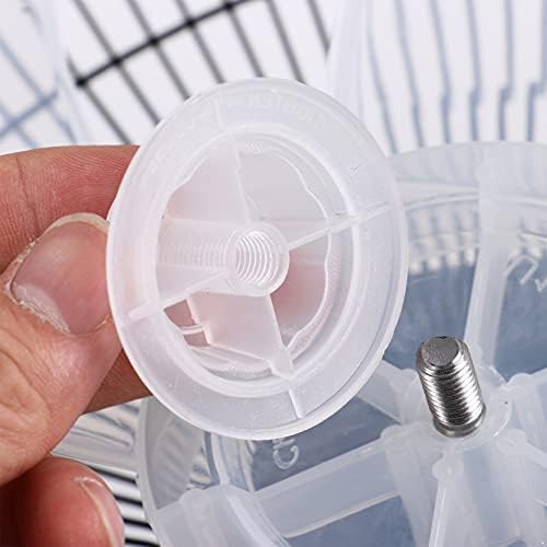 Замена на сечилото на пластичното пластично вентилатор лисја со обвивка за орев за домаќинството што стои општ пиедестал вентилатор,