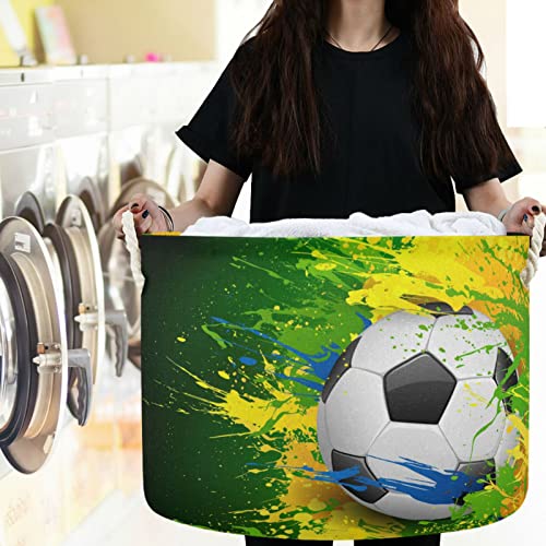 Visesunny фудбалски топка фудбал шарени прскалки за перење алишта за перење ткаенини за складирање кутија за складирање на кутии за складирање
