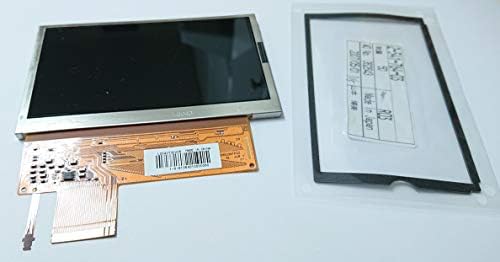 Замена на LCD екранот на TotalConsole за PSP 1000 1001 серија w/задно осветлување и заптивка за заптивка Sony OEM оригинал, сребро