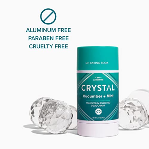 Кристален магнезиум цврст стап природен дезодоранс, не-иритирачки алуминиум без дезодоранс за мажи или жени, безбедно и ефикасно се бори со мирис,