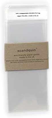 XOandQuin 65mm x 170mm Еко Пријателски Јасен Компостибилен Восок Топи Предвремени Бар Виолончело Кеси