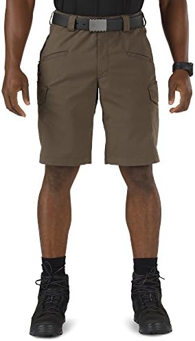 5.11 Тактички машки Стрике 11-инчен воени шорцеви, Flex-Tac Ripstop ткаенина, стил 73327
