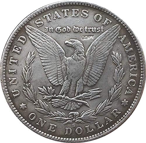 Предизвик Монета Скитам Никел 1893-САД Морган Долар Монета Копија Тип 112 Копија Орнаменти Колекција Подароци Монета Колекција
