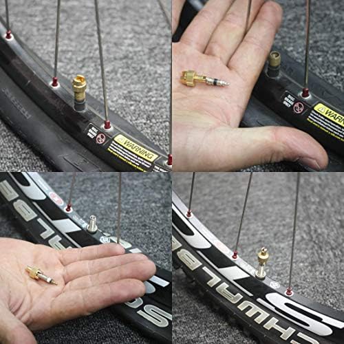 Dymoece велосипед без цевки за заптивната гума за заптивната гума и алатката за отстранување на јадрото на вентилот Presta Schrader за