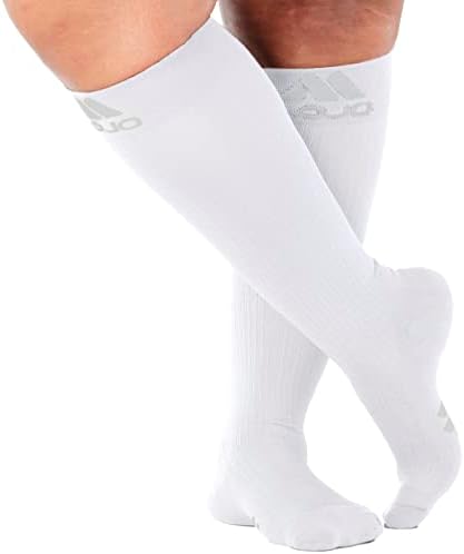 Чорапови за компресија на премиум во Mojo - Зголемете ги перформансите и закрепнувањето со 20-30 mmhg CoolMax Поддршка - Поддршка за медицинска поддршка за жени и мажи - го нам