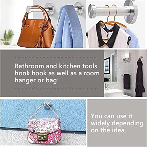 Кука за пешкир од облека, модерна кука за палто од не'рѓосувачки челик, алатка за туширање за туширање за бања за кујна за кујна,