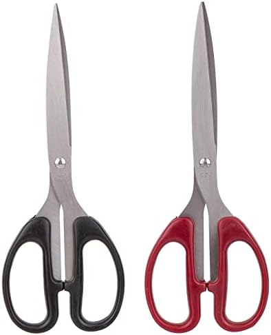 KRIVS занаетчиски ножици канцелариски ножици дебело сечило за употреба на крпа за хартија за сечење на хартија за сечење ножици за ножици за ножици