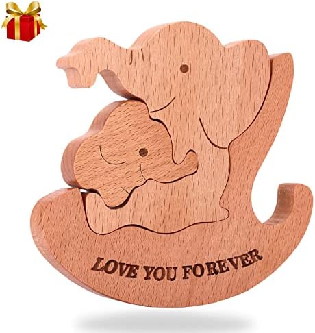 Подароци за статуи на слонови на MBL за жени-мама и бебиња слон кои лежат на лулашки столици за нови мајки-мајка-мајка, роденденски мајки Ден