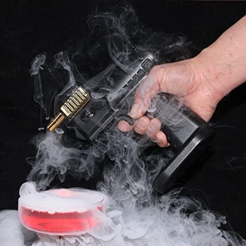 Пиштол за чад, комерцијален, црн производител на меурчиња за коктел со пиштол за чад