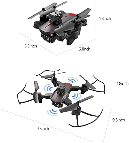 Zottel Kids Mini Drone со камера, подарок за играчки со хеликоптер РЦ за момчиња и девојчиња, далечински квадкоптер со видео камера